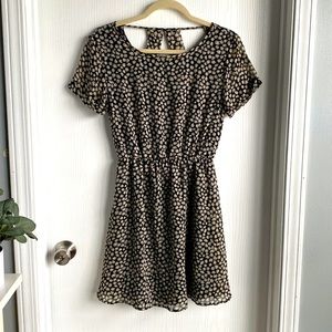 Nordstrom “Dee Elle” mini dress black and grey. Size:S